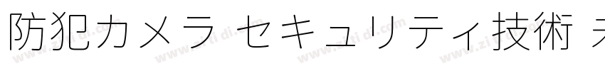 防犯カメラ セキュリティ技術 未来の防犯字体转换